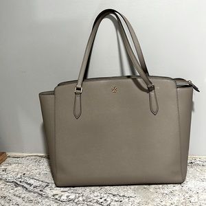 Tory Burch Leather Computer Tote